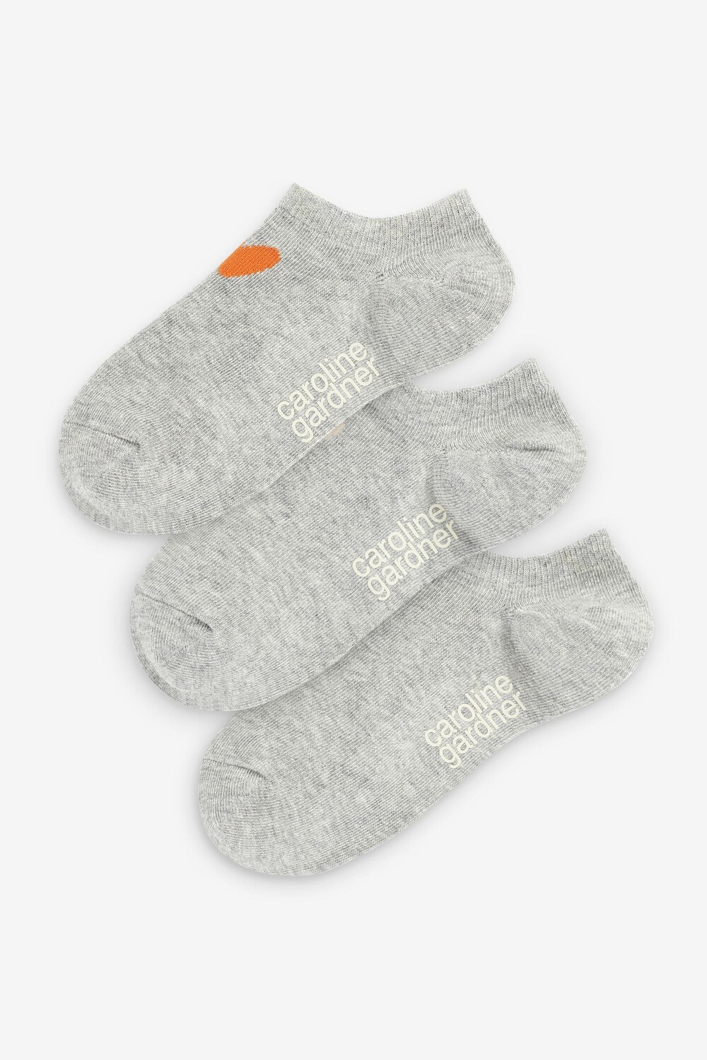 Супер низкие носки для тренировок, 3 пары, с рисунком в виде сердца Caroline Gardner, серый
Супер низкие носки для тренировок, 3 пары, с рисунком в виде сердца Caroline Gardner, серый