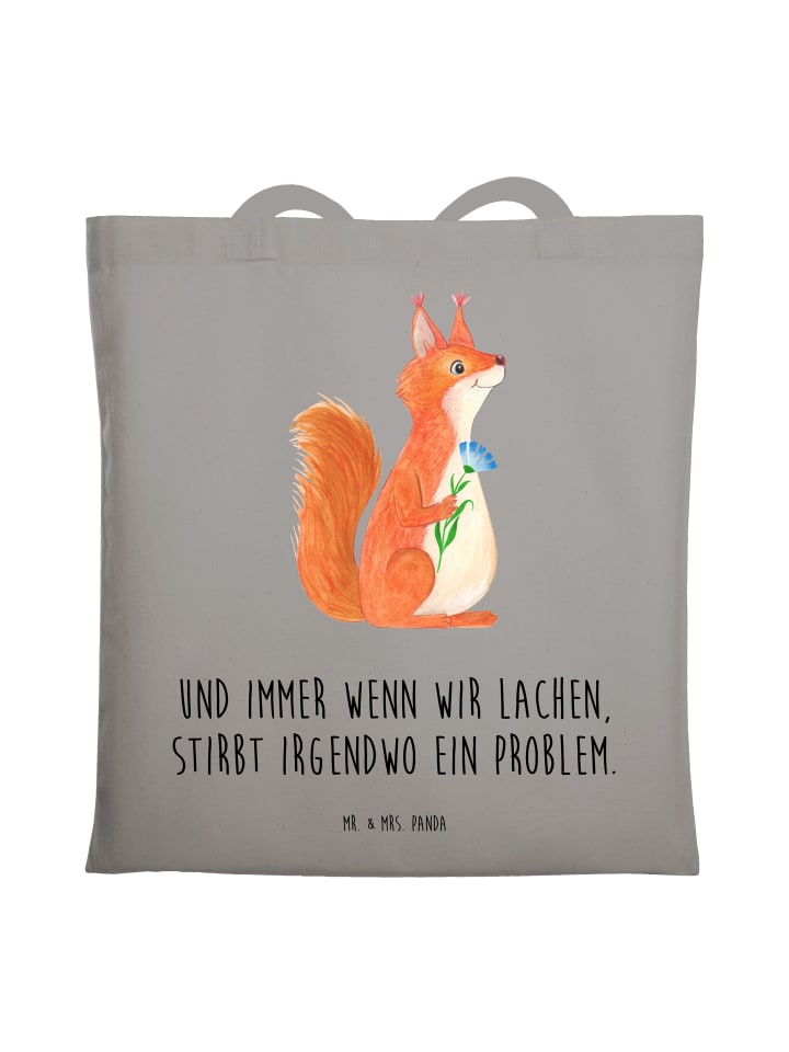 Mr. & Mrs. Panda Джутовая сумка с изображением белки и цветов, а также надписью светло-серого цвета
Mr. & Mrs. Panda Джутовая сумка с изображением белки и цветов, а также надписью светло-серого цвета