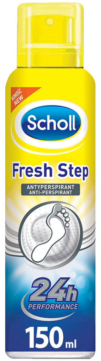 Scholl, Fresh Step, антиперспирант для сухих ног, 150 мл
Scholl, Fresh Step, антиперспирант для сухих ног, 150 мл