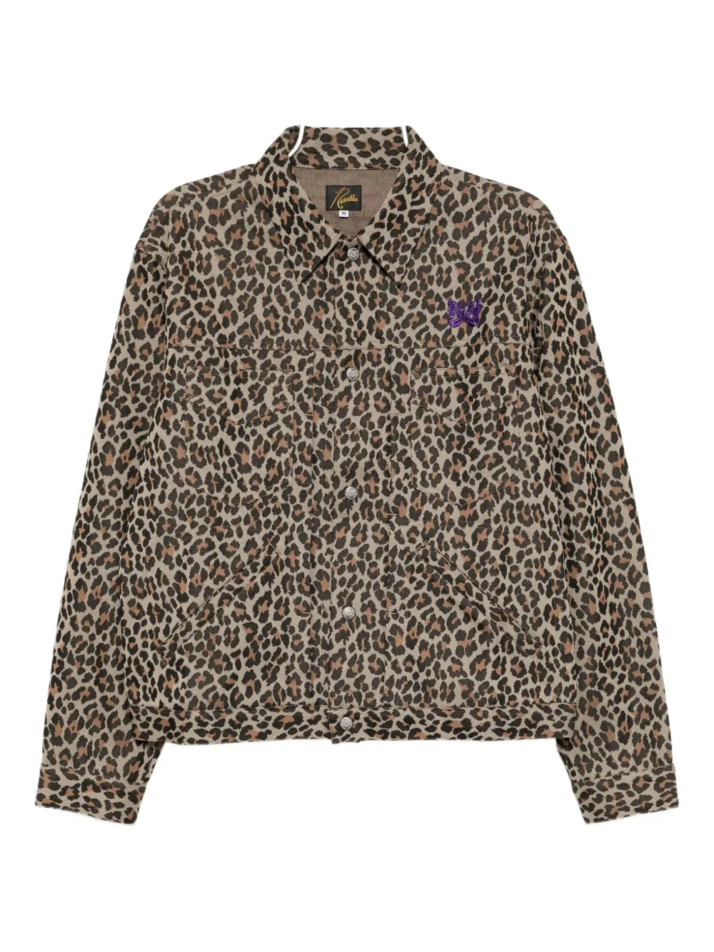 Куртка с леопардовым принтом Needles, коричневый
Куртка с леопардовым принтом Needles, коричневый
