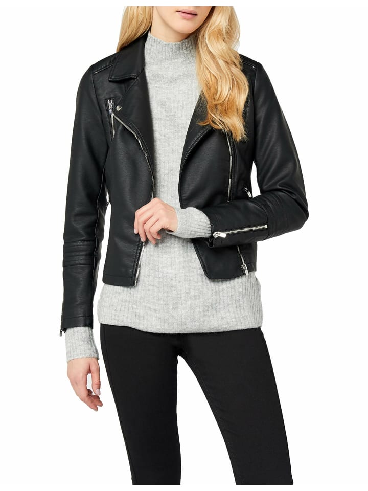 Кожаная куртка ONLY, черный
Кожаная куртка ONLY, черный