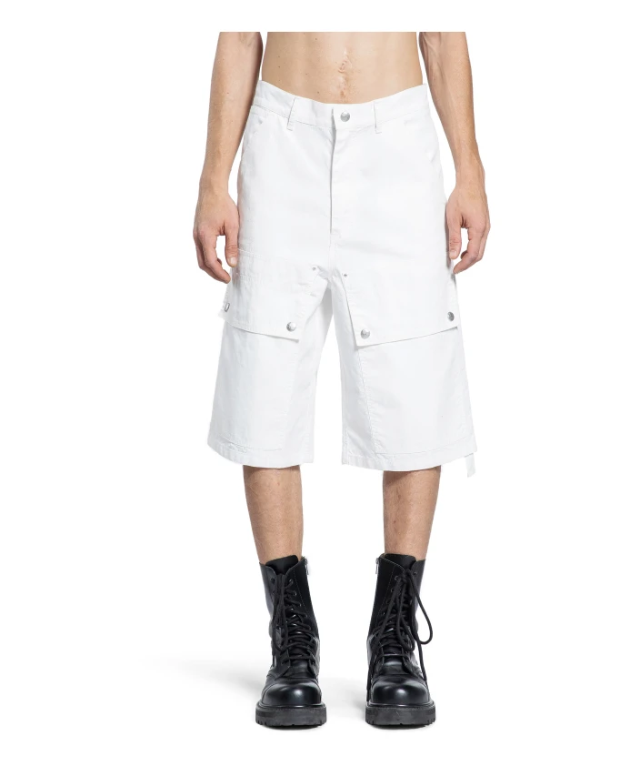 Белоснежные шорты-чинос с карманами Oamc, белый
Белоснежные шорты-чинос с карманами Oamc, белый