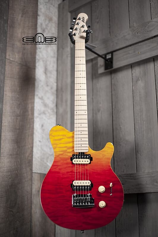 Электрогитара Sterling AX3QM-SPR-M1 Axis in Quilted Maple Spectrum Red Electric Guitar
Электрогитара Sterling AX3QM-SPR-M1 Axis in Quilted Maple Spectrum Red Electric Guitar