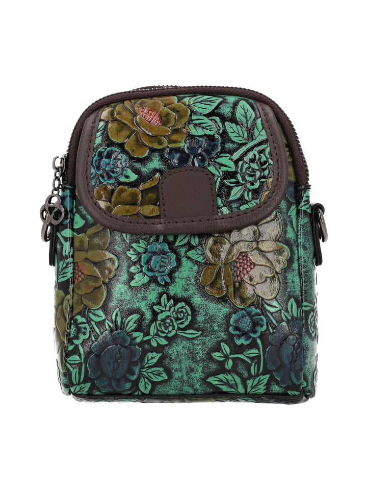 Usha FESTIVAL Женская сумка-портфель зеленого цвета с разноцветными элементами
Usha FESTIVAL Женская сумка-портфель зеленого цвета с разноцветными элементами