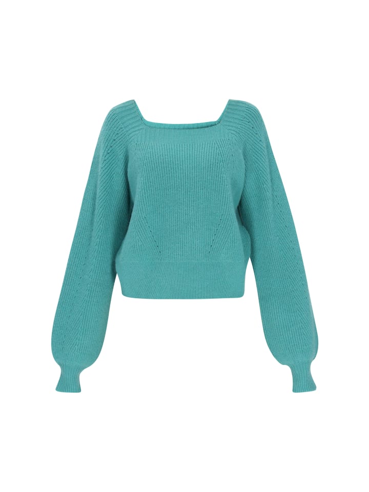 Женский свитер бирюзового цвета IZIA
Женский свитер бирюзового цвета IZIA