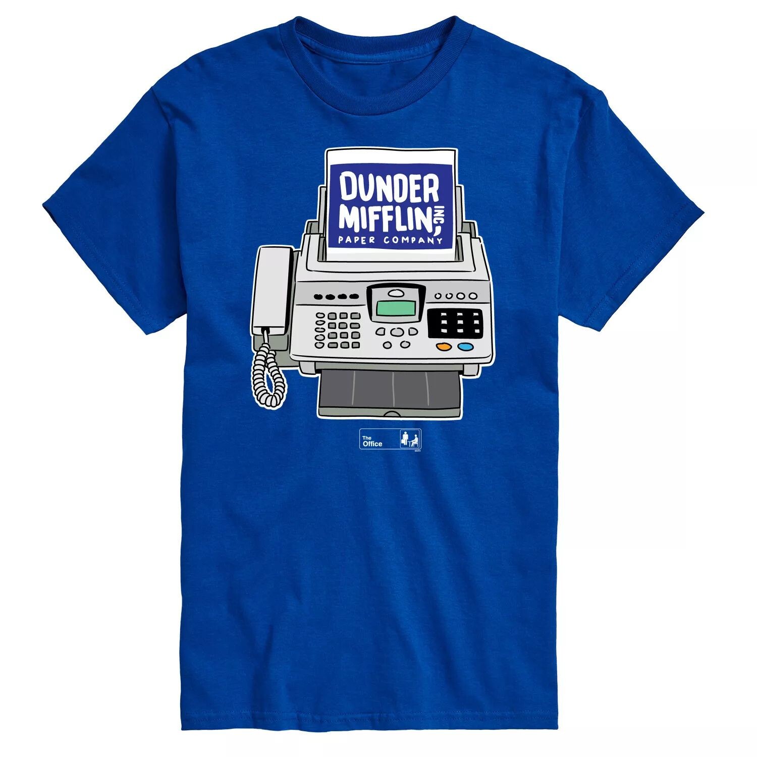 Мужская футболка с логотипом The Office Fax Machine Licensed Character
Мужская футболка с логотипом The Office Fax Machine Licensed Character