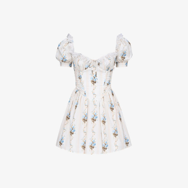 Платье House Of Cb с цветочным принтом, кремовый
Платье House Of Cb с цветочным принтом, кремовый