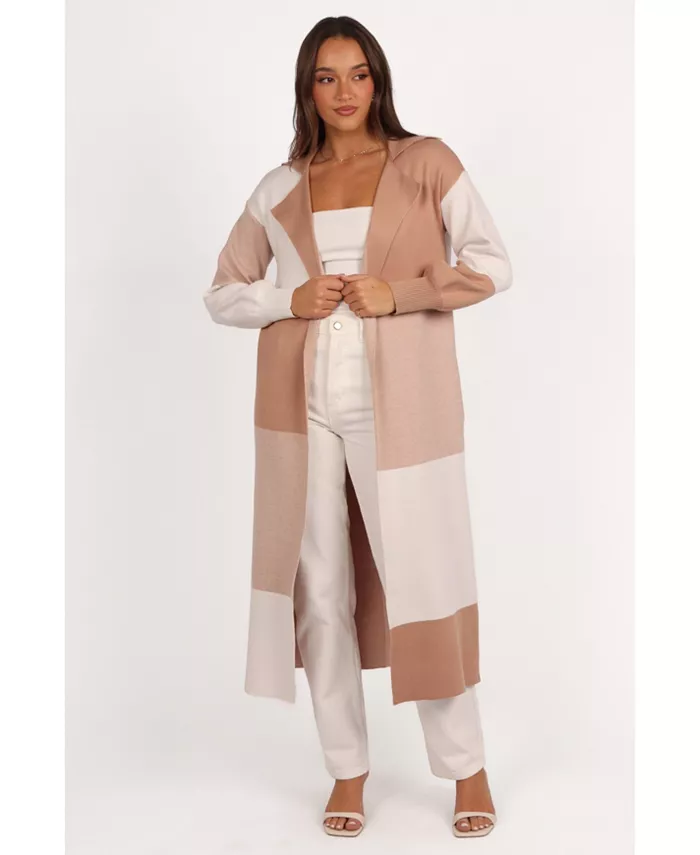 Женский длинный кардиган Kingston в крупную клетку Petal and Pup, коричневый/бежевый
Женский длинный кардиган Kingston в крупную клетку Petal and Pup, коричневый/бежевый