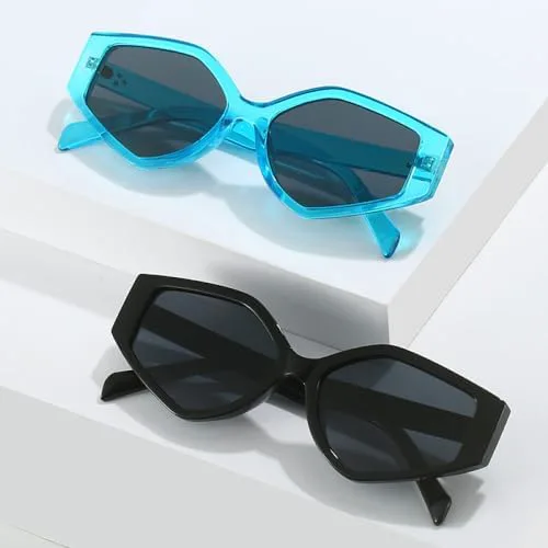 Солнцезащитные очки Polygon Cat Eye для женщин, модные очки с градиентными линзами, винтажные солнцезащитные очки для мужчин с заклепками MTZJH, White Purple
Солнцезащитные очки Polygon Cat Eye для женщин, модные очки с градиентными линзами, винтажные солнцезащитные очки для мужчин с заклепками MTZJH, White Purple