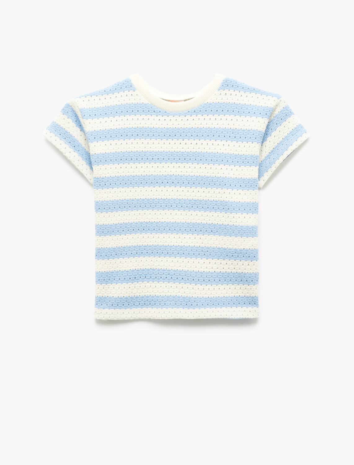 Koton Футболка в цвете экрю, светло-голубая
Koton Футболка в цвете экрю, светло-голубая