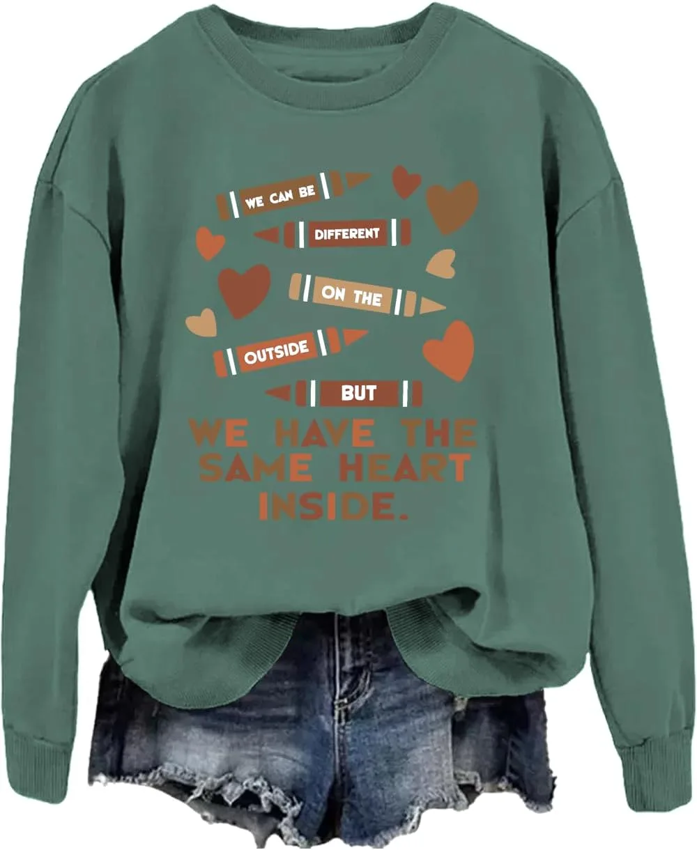 Толстовка Black History Month We Can Be Different On The Outside But We Have The Same Heart Inside JWVEL
Толстовка Black History Month We Can Be Different On The Outside But We Have The Same Heart Inside JWVEL