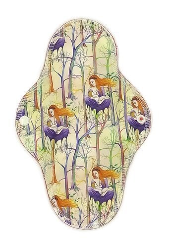 Папюс, Многоразовая бамбуковая гигиеническая прокладка для грудного вскармливания, размер L, Pupus
Папюс, Многоразовая бамбуковая гигиеническая прокладка для грудного вскармливания, размер L, Pupus