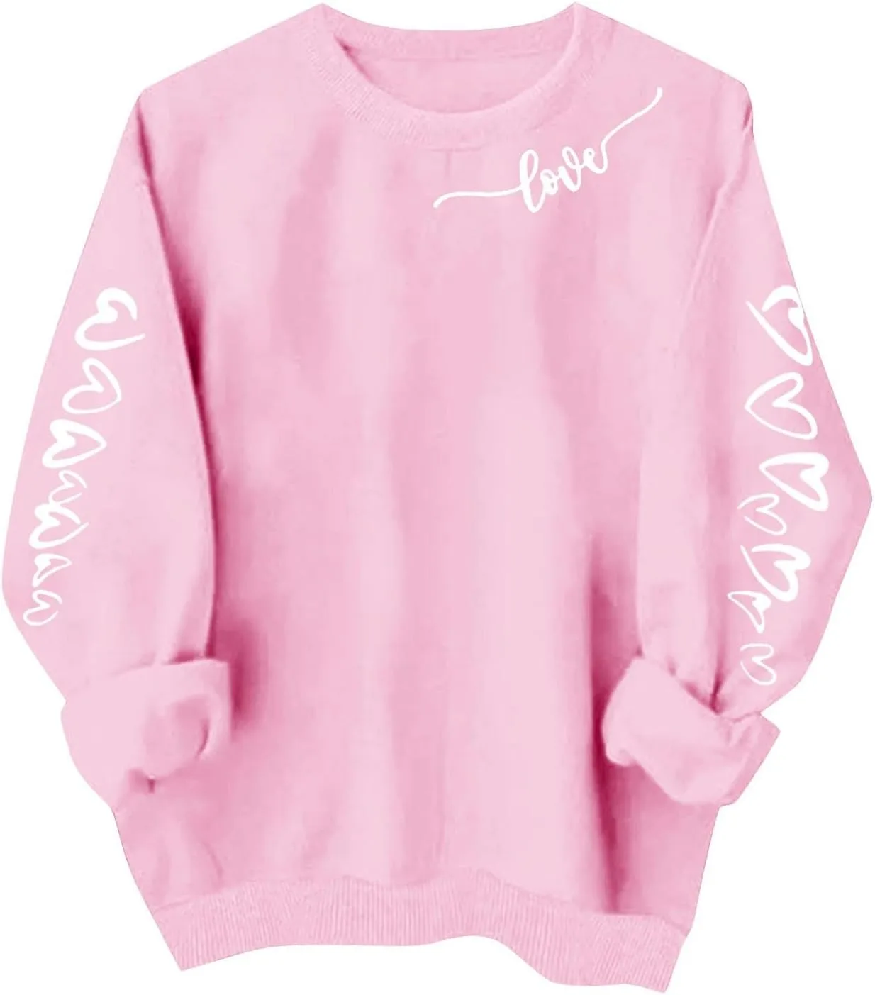 bmkBWO Валентиновский свитшот для женщин, с принтом в виде сердца, плюс сайз
bmkBWO Валентиновский свитшот для женщин, с принтом в виде сердца, плюс сайз