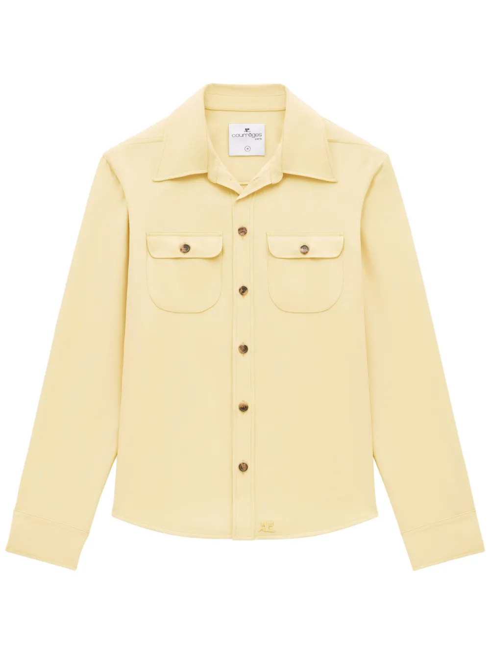Твиловая рубашка в стиле вестерн Courrèges, желтый
Твиловая рубашка в стиле вестерн Courrèges, желтый