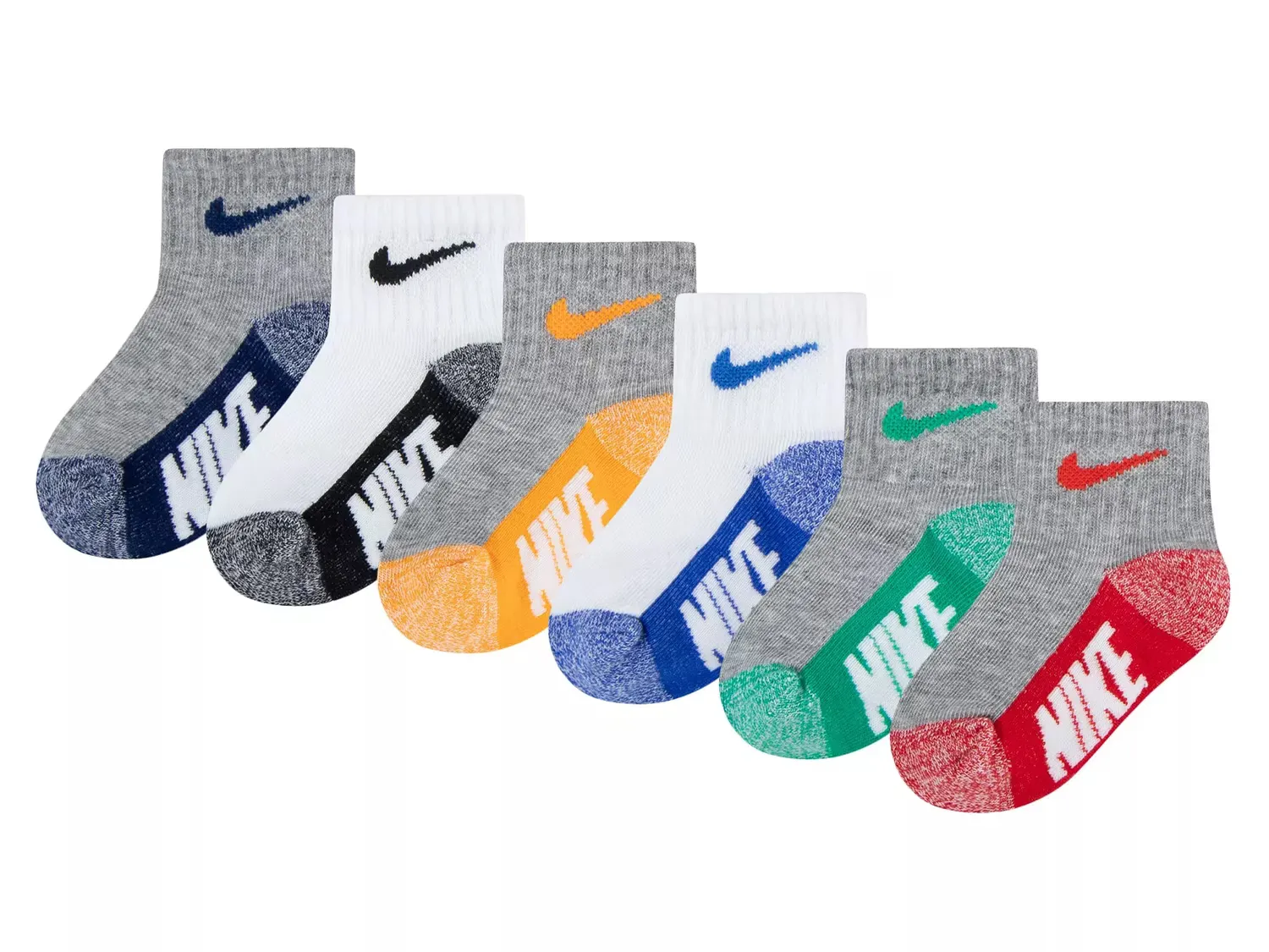 Разноцветные детские носки (6 пар) Nike, Multicolor
Разноцветные детские носки (6 пар) Nike, Multicolor