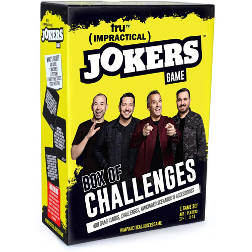 Настольная игра Impractical Jokers Box Of Challenges
Настольная игра Impractical Jokers Box Of Challenges