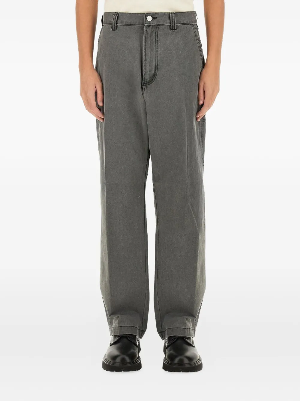 Хлопковые брюки Obey, серый
Хлопковые брюки Obey, серый