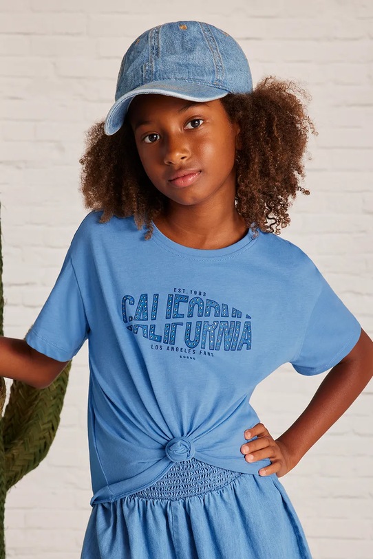 Детская хлопковая футболка Mayoral, синий
Детская хлопковая футболка Mayoral, синий