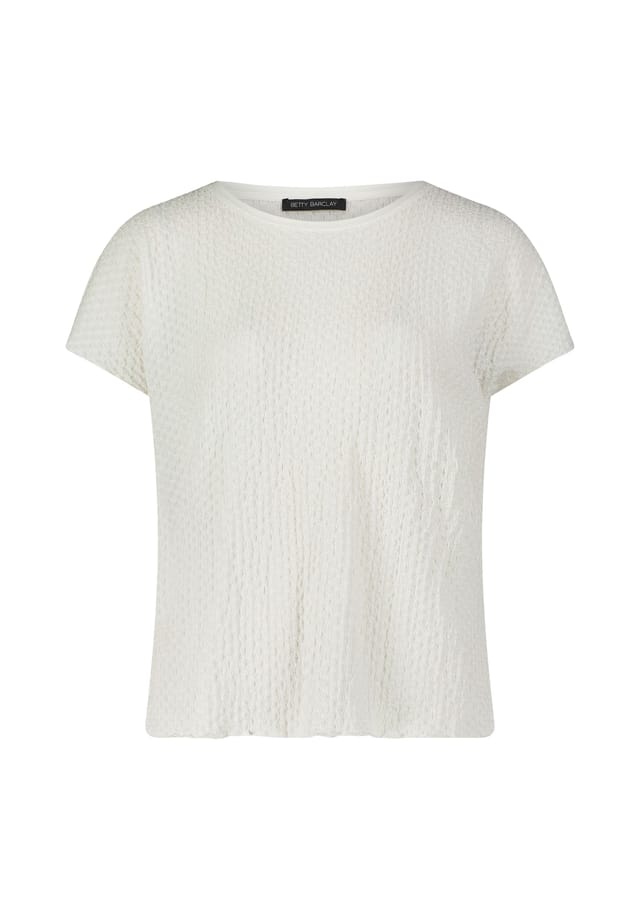 Структурированная рубашка с вырезом-лодочкой Betty Barclay, белый
Структурированная рубашка с вырезом-лодочкой Betty Barclay, белый