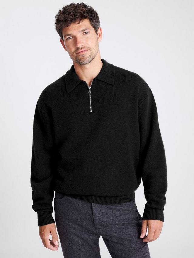 Полузиповая шерстяная поло Moss, Black
Полузиповая шерстяная поло Moss, Black