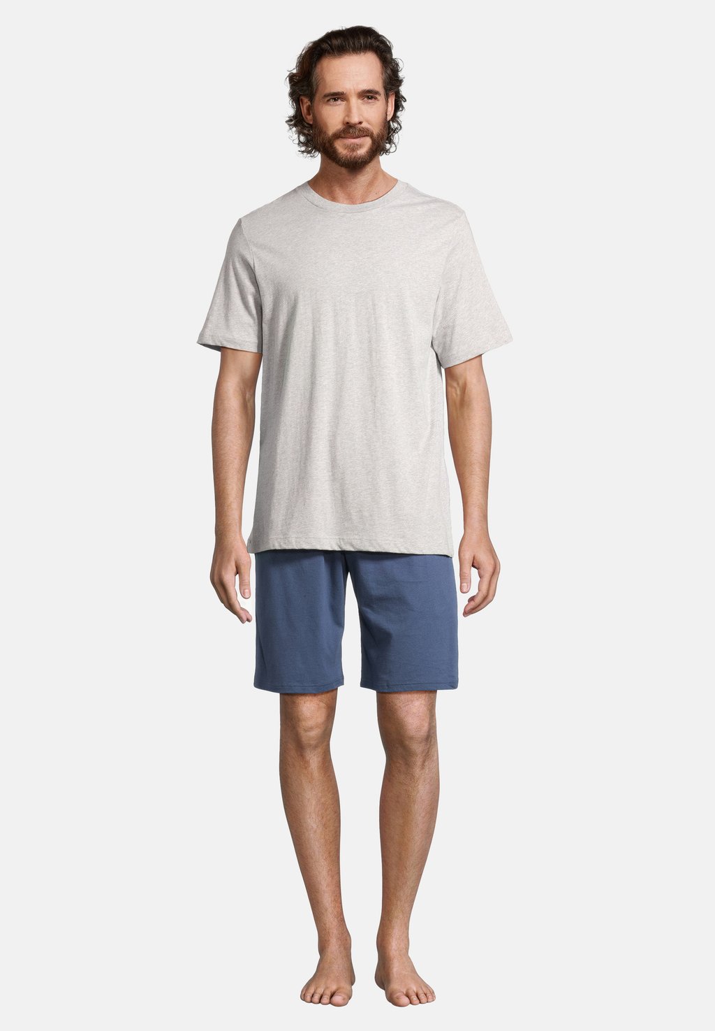 Пижама HOME SET Schiesser, серый 
Пижама HOME SET Schiesser, серый