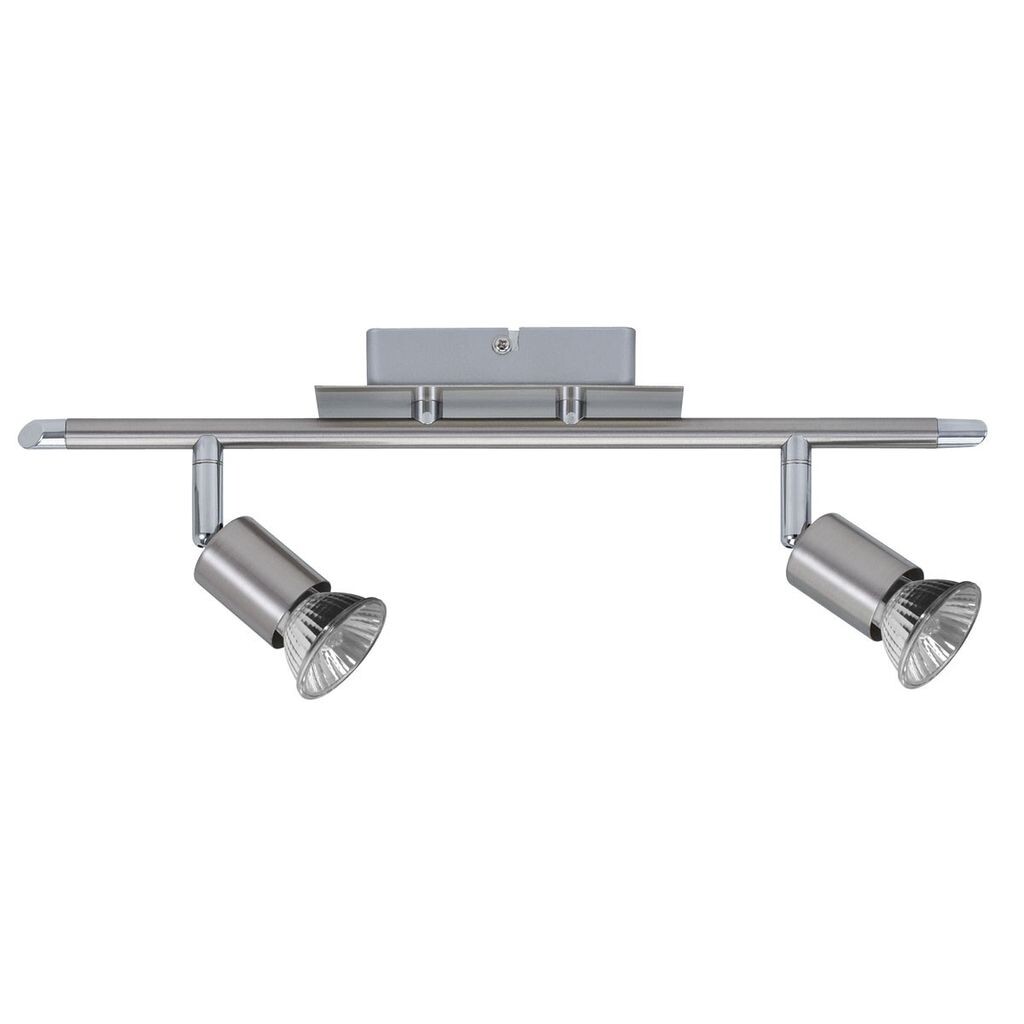 Paulmann Spotlights Georgia балки 2x50W GU10 матовое железо 230В металл, серебро
Paulmann Spotlights Georgia балки 2x50W GU10 матовое железо 230В металл, серебро
