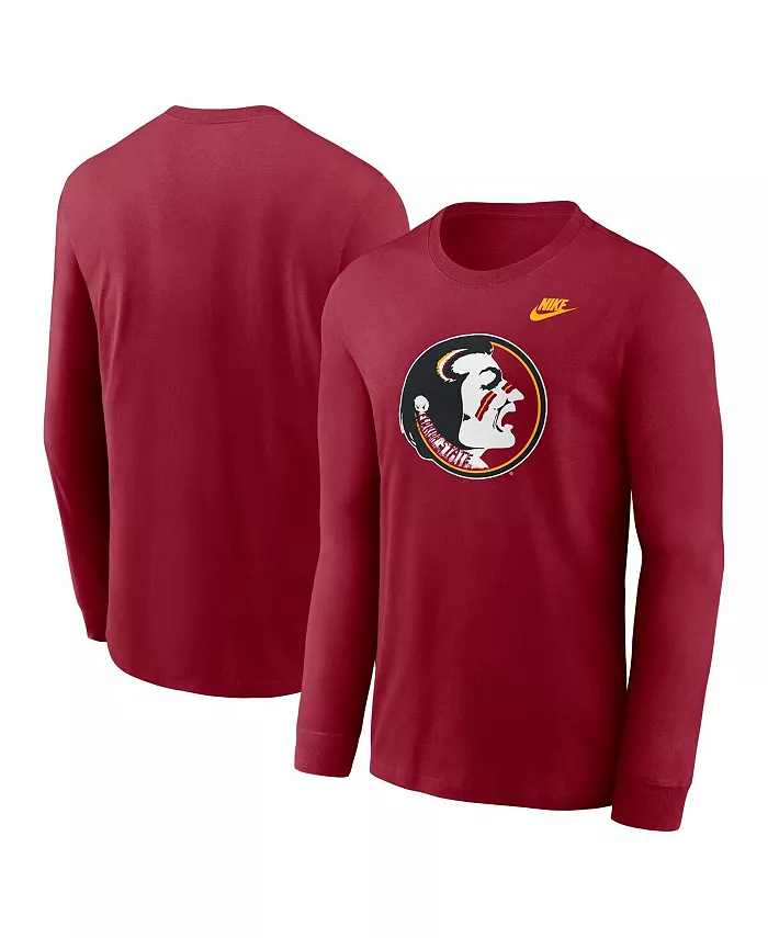 Мужская футболка с длинным рукавом Garnet Florida State Seminoles Legacy Primary Logo Nike
Мужская футболка с длинным рукавом Garnet Florida State Seminoles Legacy Primary Logo Nike