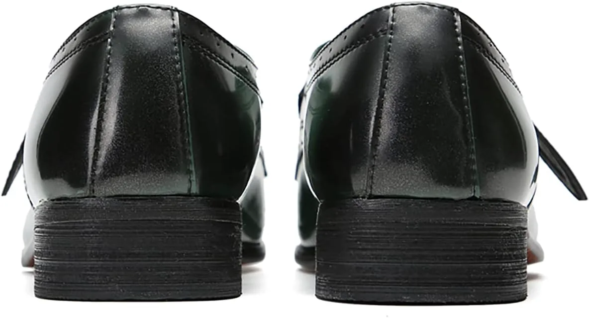 Мужские лоферы Santimon, формальные, из натуральной кожи, с гладким мыском, мокасины, модные, для выпускного, свадьбы, деловой и повседневной носки, дышащие, комфортные, с пряжкой, для смокинга и костюма, зеленый
Мужские лоферы Santimon, формальные, из натуральной кожи, с гладким мыском, мокасины, модные, для выпускного, свадьбы, деловой и повседневной носки, дышащие, комфортные, с пряжкой, для смокинга и костюма, зеленый