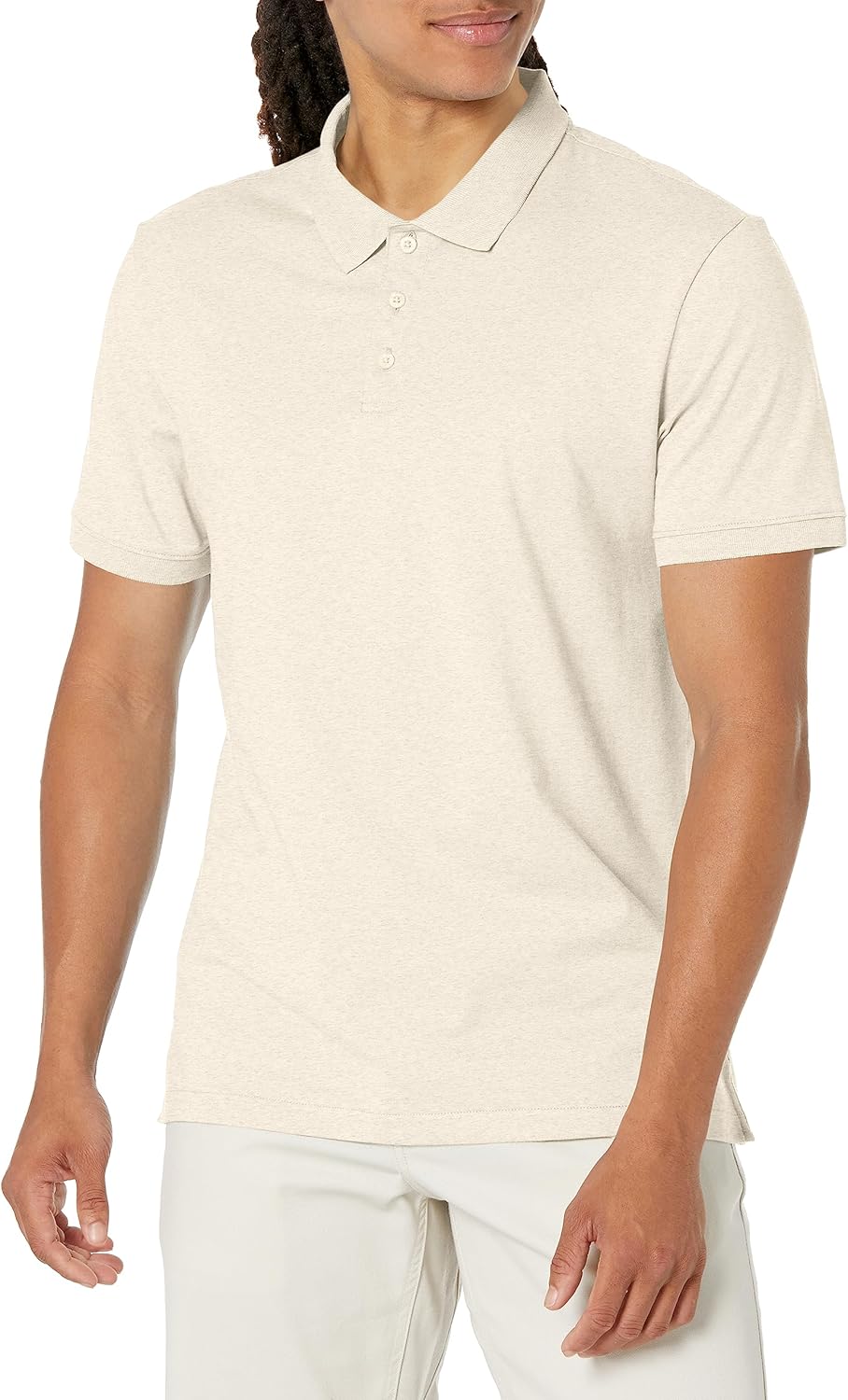 Мужская рубашка-поло Calvin Klein из гладкого хлопка с монограммой и логотипом, Natural Heather
Мужская рубашка-поло Calvin Klein из гладкого хлопка с монограммой и логотипом, Natural Heather
