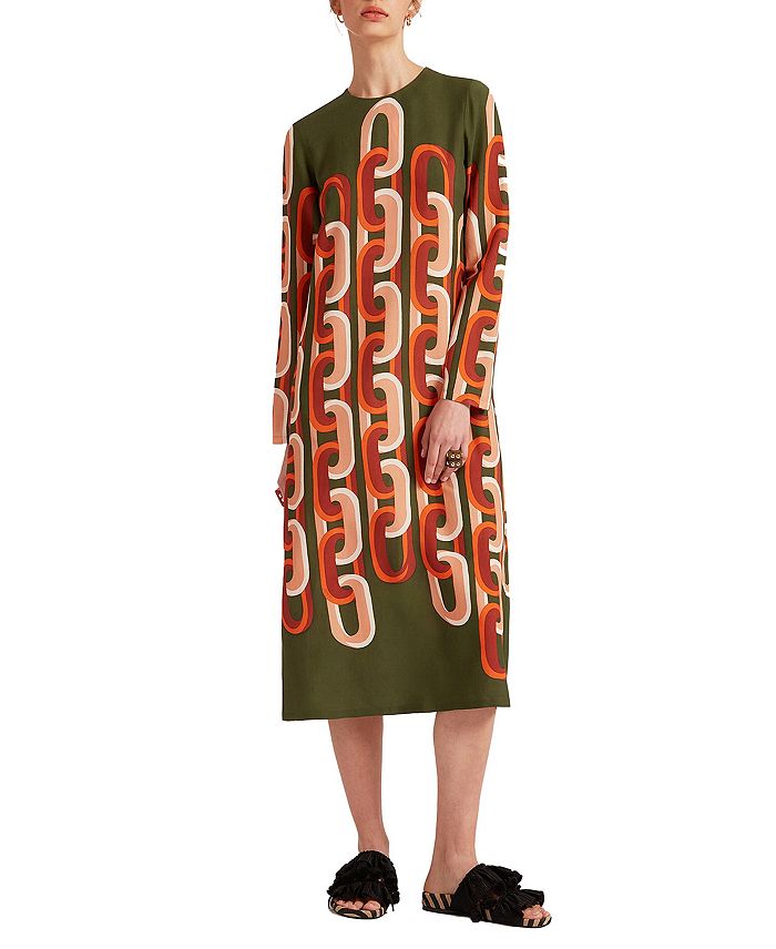 Длинное платье миди с расклешенным силуэтом и рукавами La DoubleJ, зеленый
Длинное платье миди с расклешенным силуэтом и рукавами La DoubleJ, зеленый