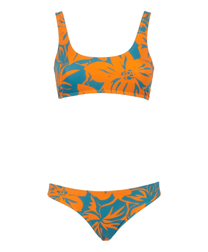 Оранжевый бикини-бралетт для женщин с цветочным узором Gallo, мультиколор
Оранжевый бикини-бралетт для женщин с цветочным узором Gallo, мультиколор