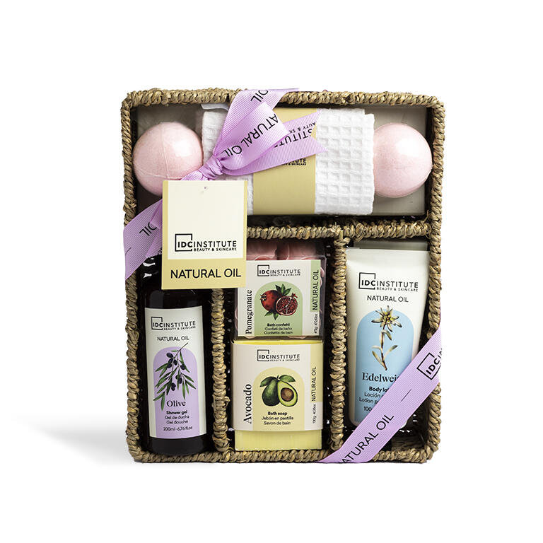 Институт IDC, Подарочный набор для женщин, гель-бальзам, полотенце, мыло в шариках, 7 шт.
Институт IDC, Подарочный набор для женщин, гель-бальзам, полотенце, мыло в шариках, 7 шт.