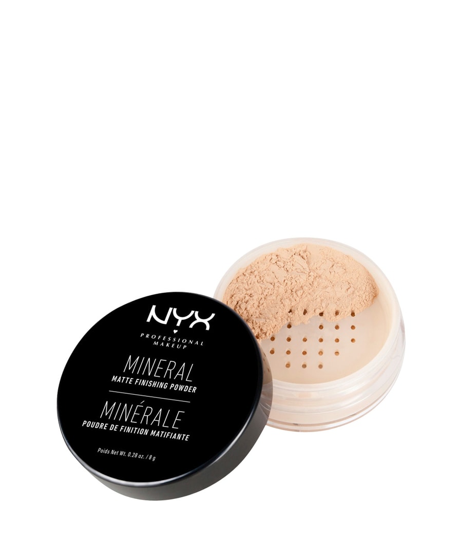 Рассыпчатая пудра NYX Professional Makeup Mineral Finishing Powder, Nr. 01 - Light/Medium, 8g
Рассыпчатая пудра NYX Professional Makeup Mineral Finishing Powder, Nr. 01 - Light/Medium, 8g