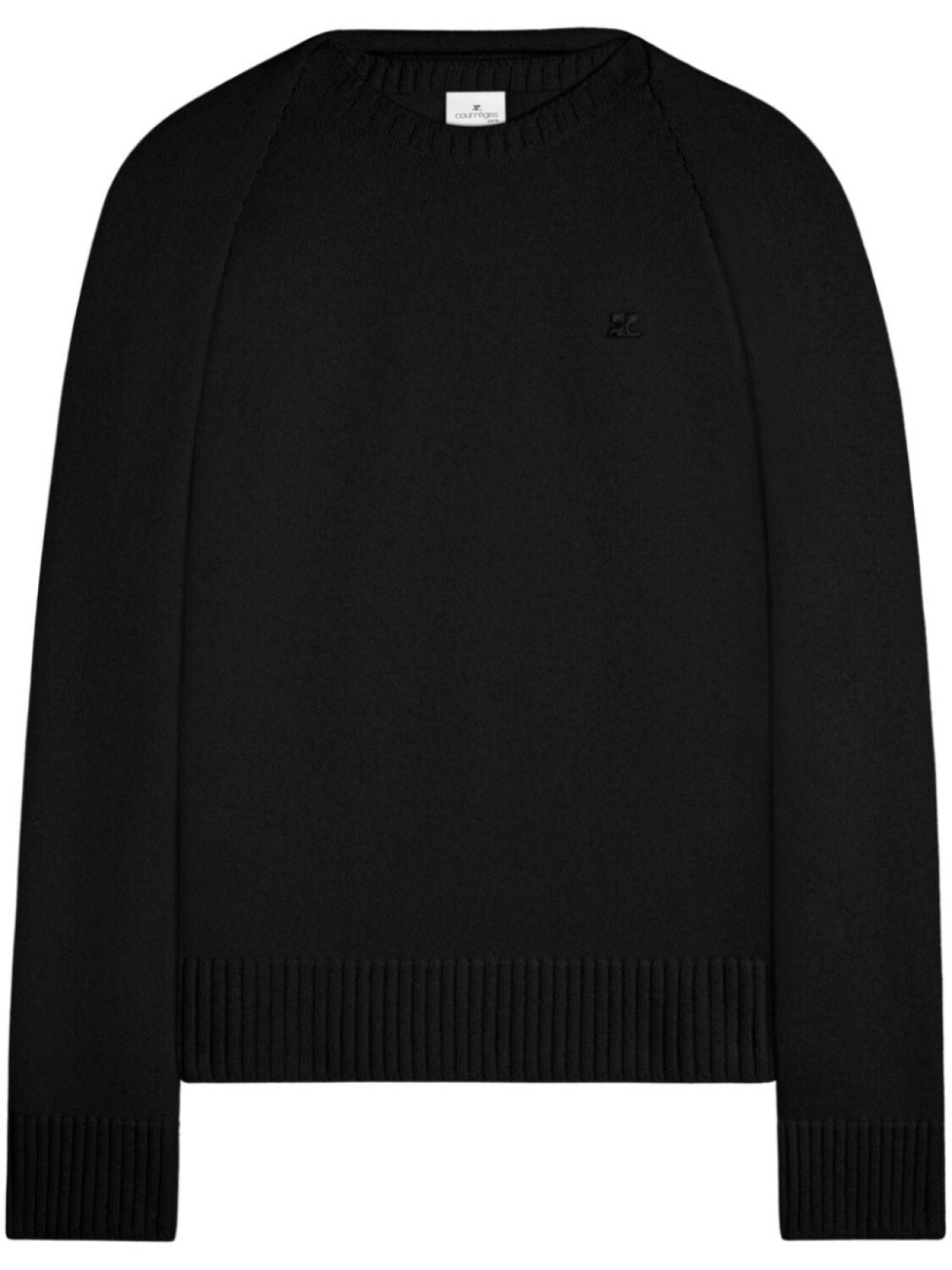 Courrèges шерстяной свитер прямого кроя, черный
Courrèges шерстяной свитер прямого кроя, черный