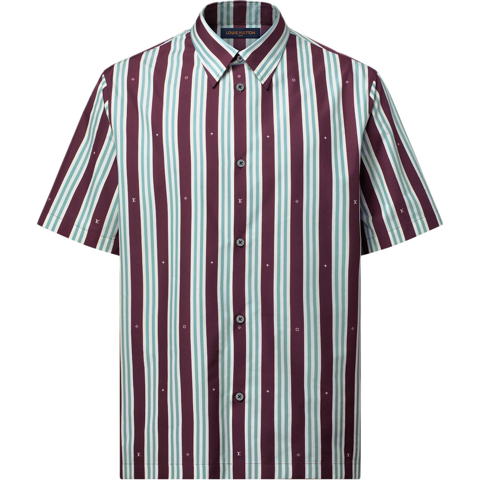 Полосатая рубашка с короткими рукавами LOUIS VUITTON, мультиколор
Полосатая рубашка с короткими рукавами LOUIS VUITTON, мультиколор