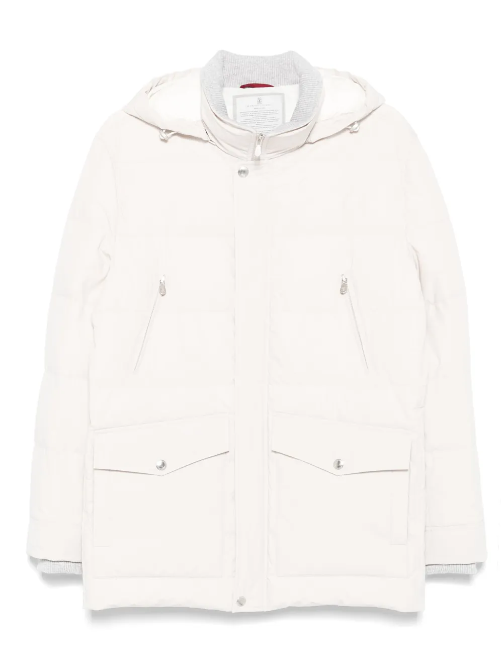 Куртка-пуховик с капюшоном Brunello Cucinelli, нейтральный
Куртка-пуховик с капюшоном Brunello Cucinelli, нейтральный