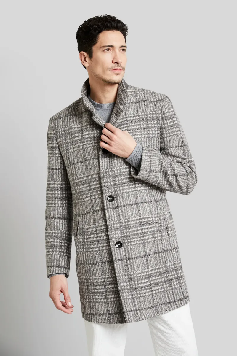 Шерстяное пальто bugatti клетчатого дизайна, серый
Шерстяное пальто bugatti клетчатого дизайна, серый