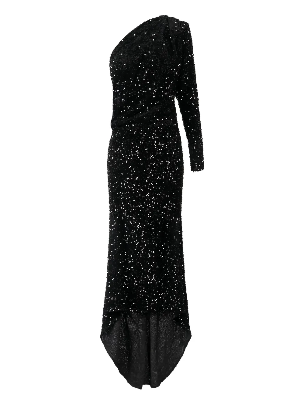 Асимметричное макси-платье с пайетками Elisabetta Franchi, черный
Асимметричное макси-платье с пайетками Elisabetta Franchi, черный