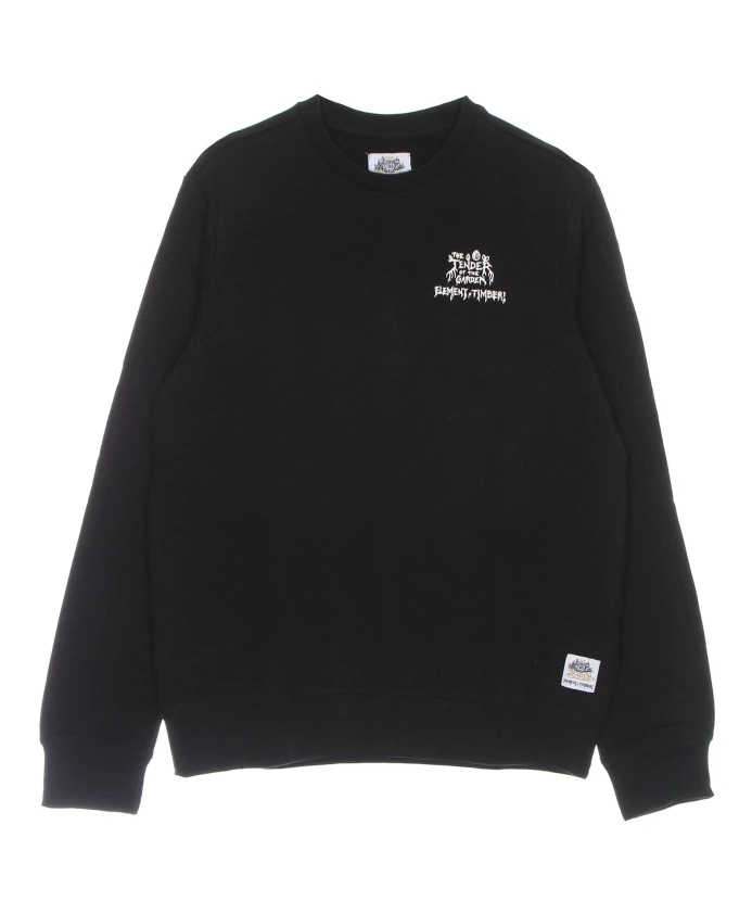 Черная толстовка с круглым вырезом и принтом под дерево. Element, черный
Черная толстовка с круглым вырезом и принтом под дерево. Element, черный