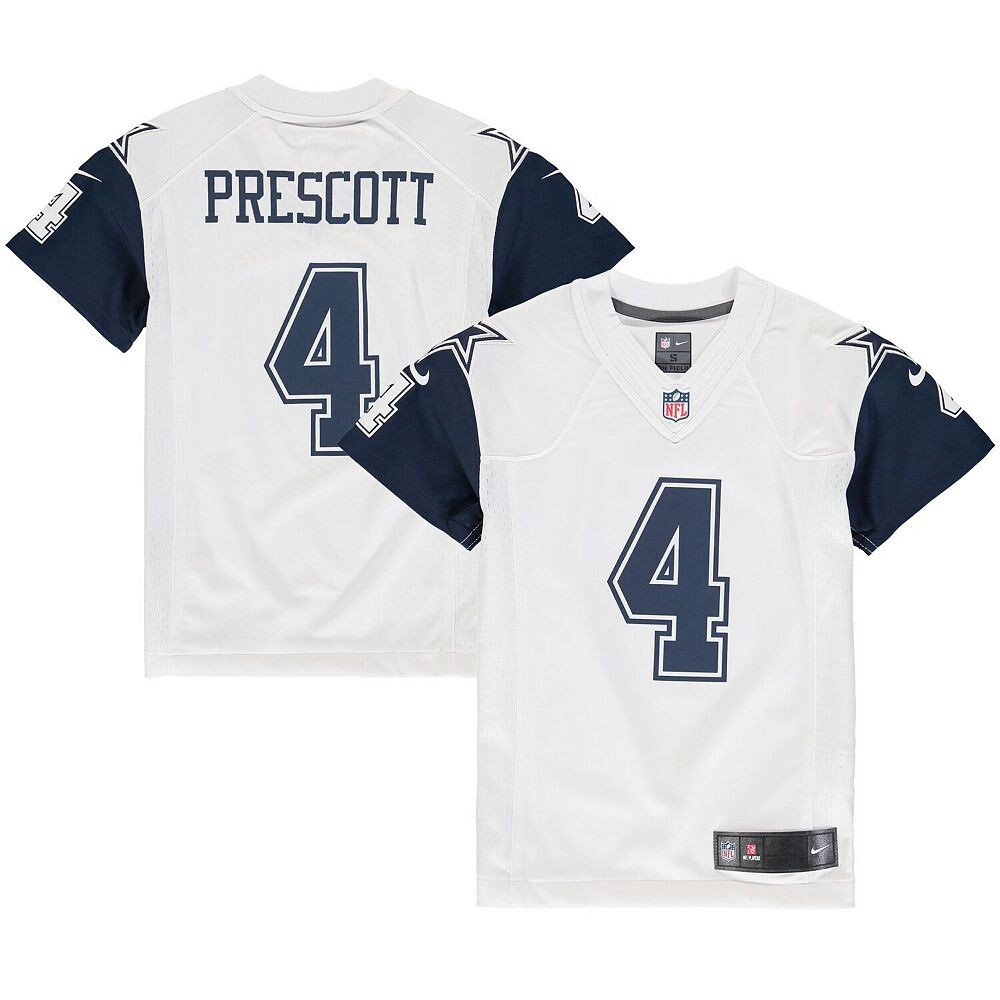 Молодежный джерси Nike Dak Prescott White Dallas Cowboys Color Rush Game, цвет Cow White
Молодежный джерси Nike Dak Prescott White Dallas Cowboys Color Rush Game, цвет Cow White