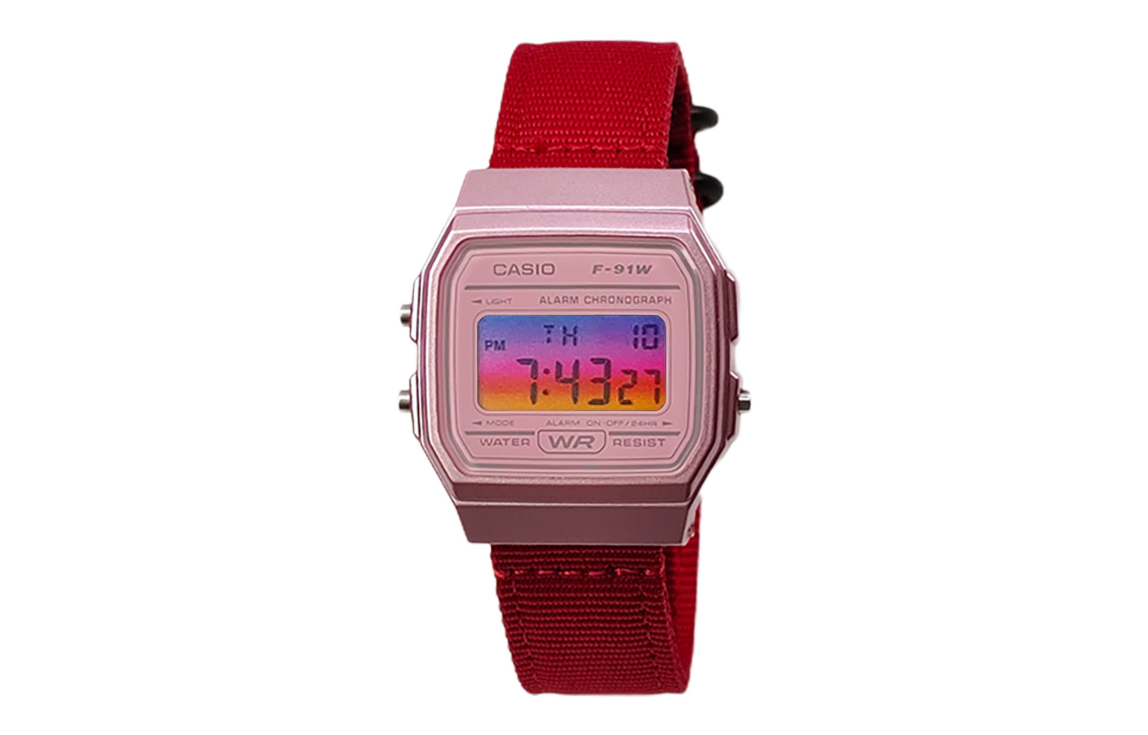 CASIO Часы Retrofit Series Quartz Movement Nylon Strap Watch Men's Watch Pink Watch Dial
CASIO Часы Retrofit Series Quartz Movement Nylon Strap Watch Men's Watch Pink Watch Dial
