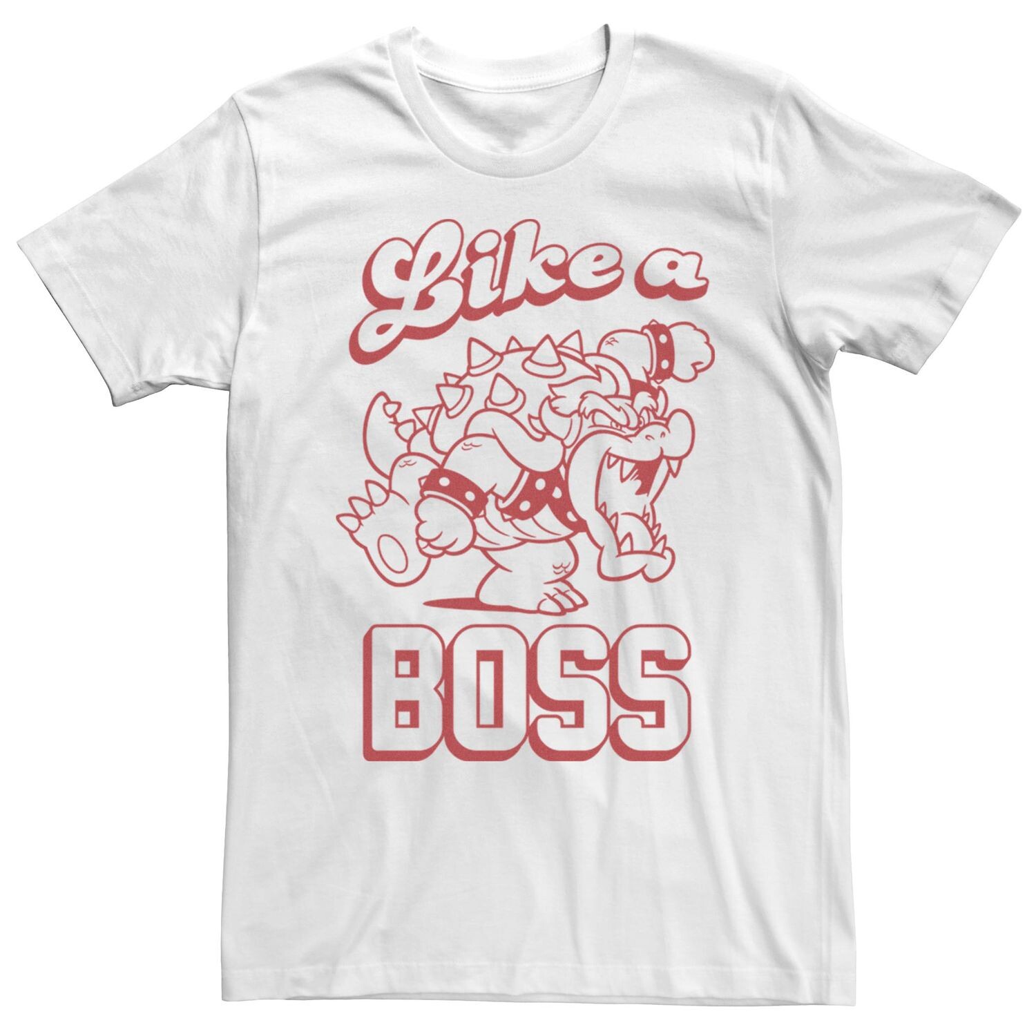 Мужская футболка Nintendo Super Mario Bowser Like A Boss с короткими рукавами Licensed Character
Мужская футболка Nintendo Super Mario Bowser Like A Boss с короткими рукавами Licensed Character