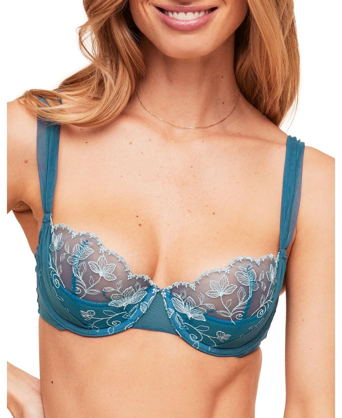 Женский бюстгальтер-демис с контуром Sofia Adore Me, синий
Женский бюстгальтер-демис с контуром Sofia Adore Me, синий