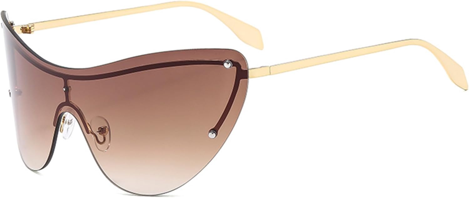 Солнцезащитные очки bullabulling Y2K серебристого цвета в футуристическом металлическом стиле, киберпанк, концертные очки для женщин и мужчин, солнцезащитные очки для косплея, Tea
Солнцезащитные очки bullabulling Y2K серебристого цвета в футуристическом металлическом стиле, киберпанк, концертные очки для женщин и мужчин, солнцезащитные очки для косплея, Tea