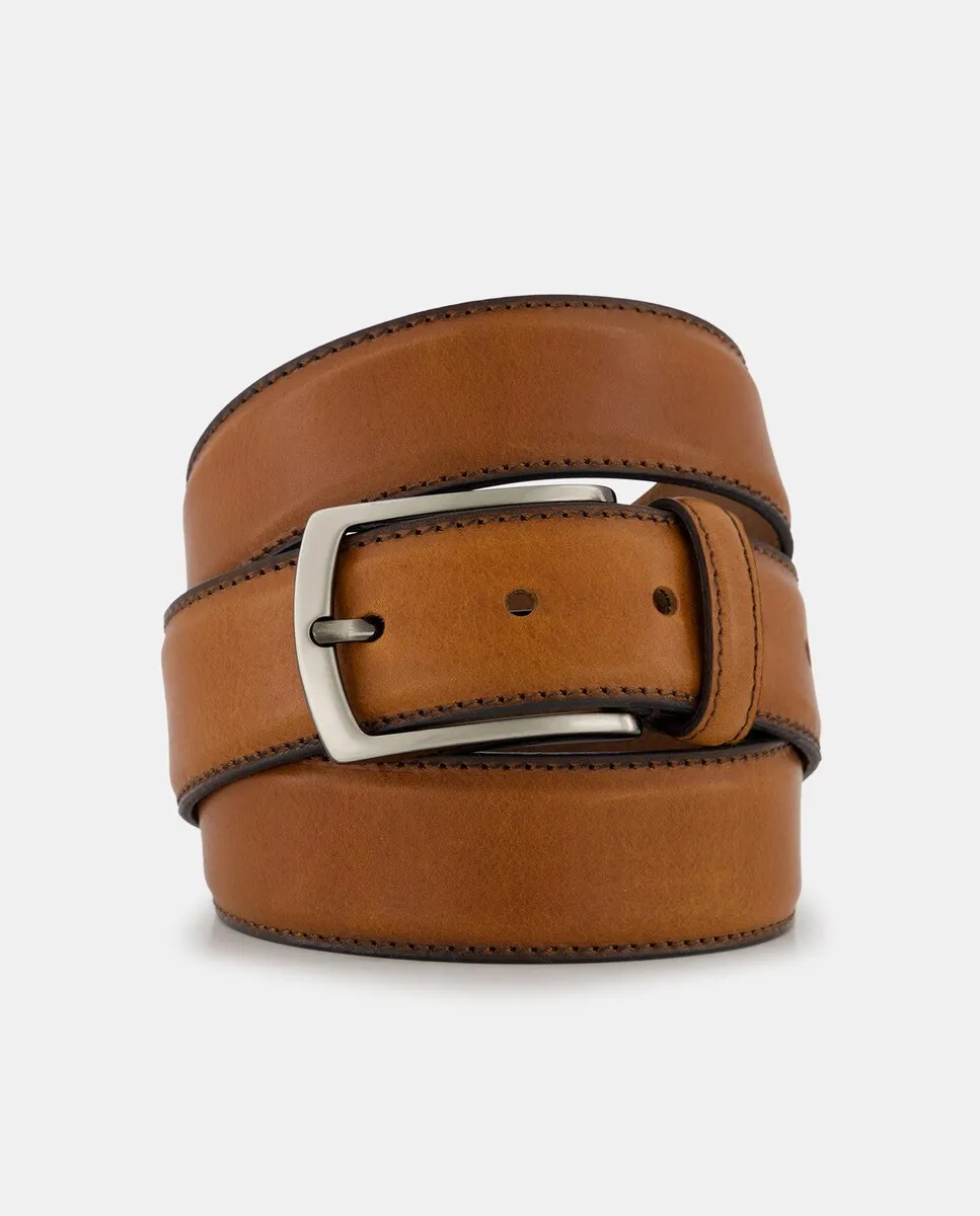 Мужской ремень Emidio Tucci из коричневой кожи, коричневый 
Мужской ремень Emidio Tucci из коричневой кожи, коричневый