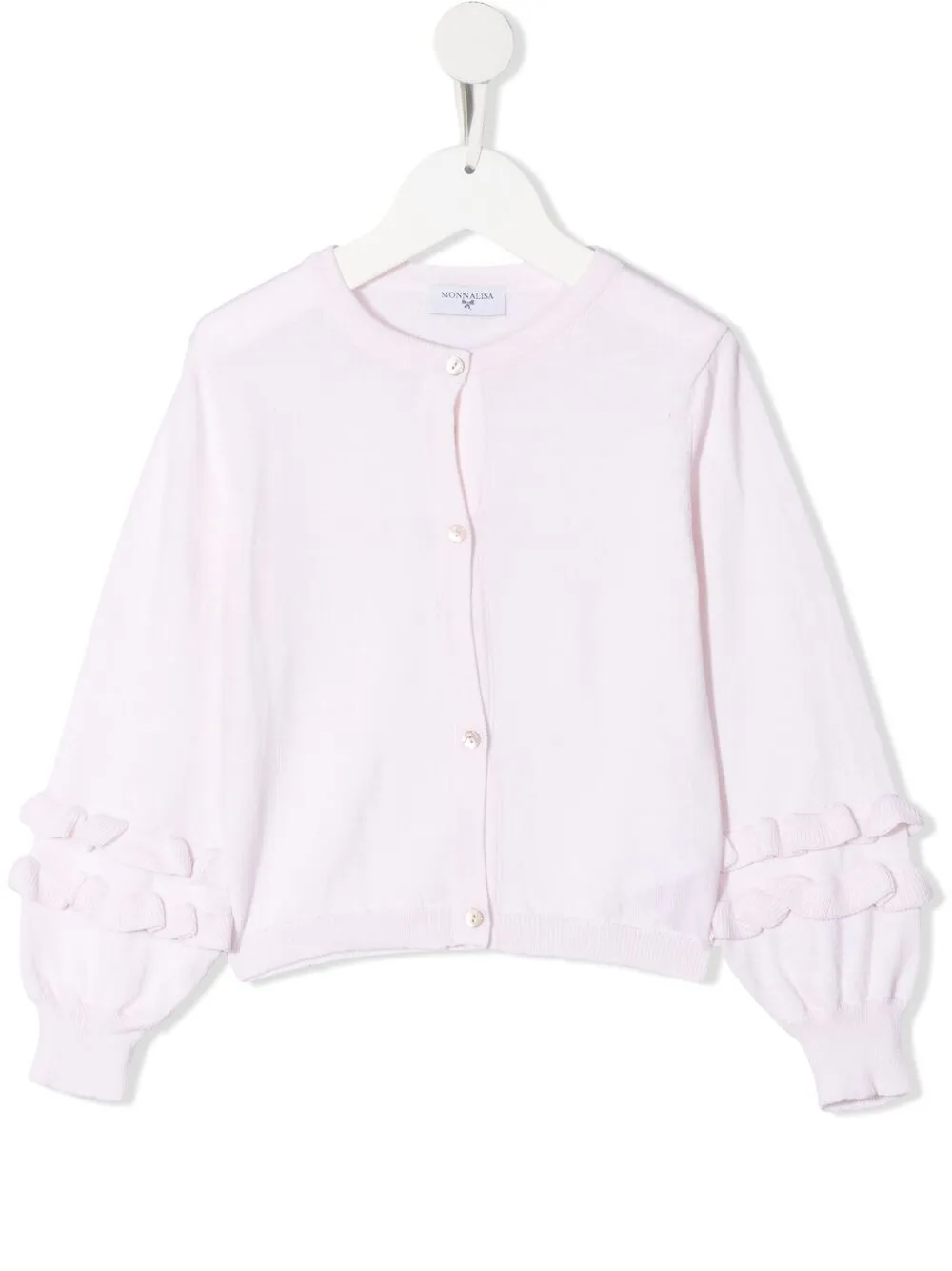 Кардиган с оборками Monnalisa, розовый
Кардиган с оборками Monnalisa, розовый