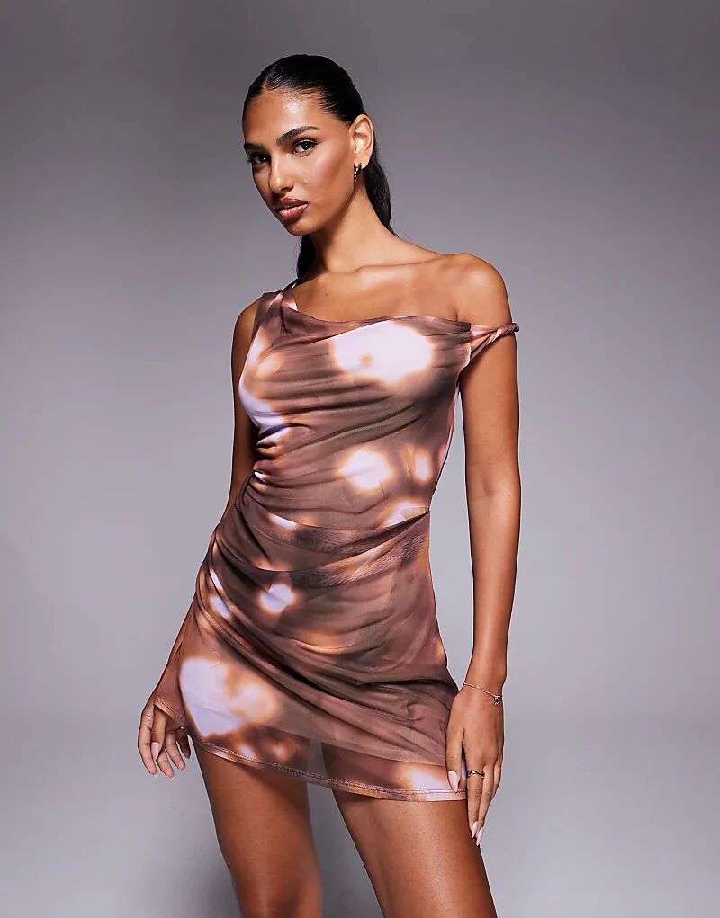 Мини-платье ASOS DESIGN из сетчатой ткани с перекрученными плечами и юбкой мягкого кроя с абстрактным принтом
Мини-платье ASOS DESIGN из сетчатой ткани с перекрученными плечами и юбкой мягкого кроя с абстрактным принтом