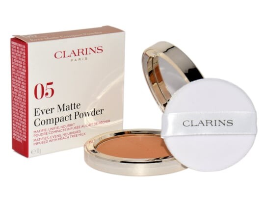 Пудра для лица, 05 средней насыщенности, 10 г Clarins, Joli Ever Matte Compact
Пудра для лица, 05 средней насыщенности, 10 г Clarins, Joli Ever Matte Compact