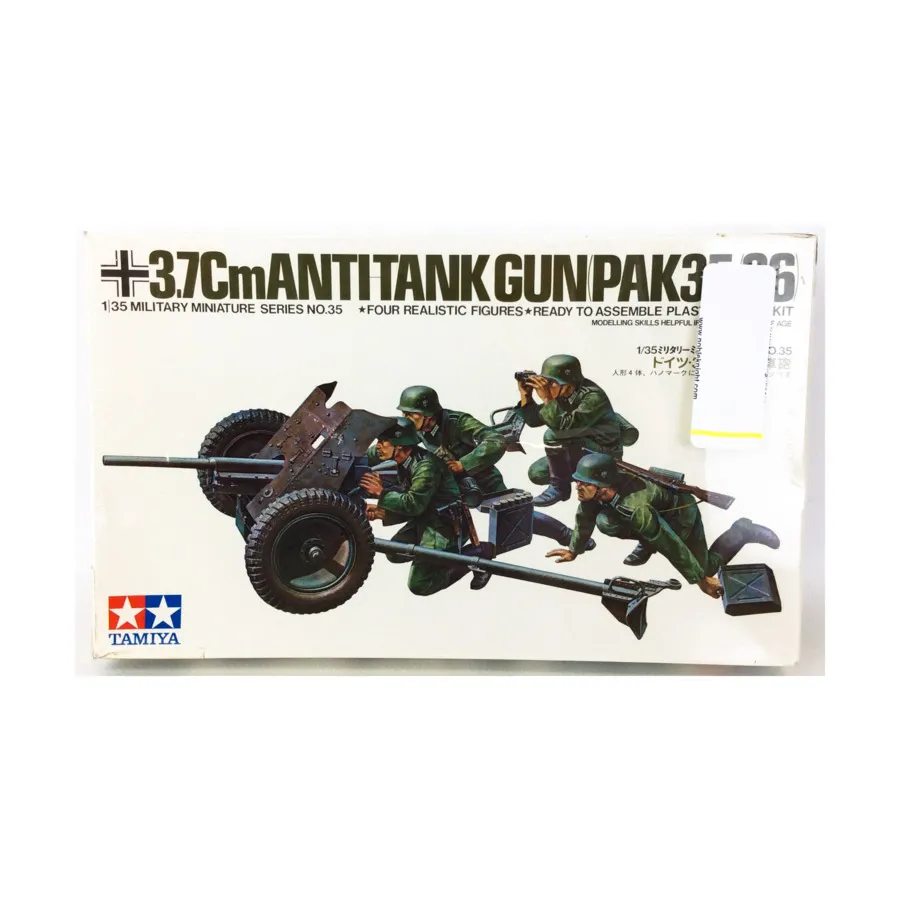 3,7-см противотанковая пушка PaK35/36, Military Models - 1/35 Scale 
3,7-см противотанковая пушка PaK35/36, Military Models - 1/35 Scale