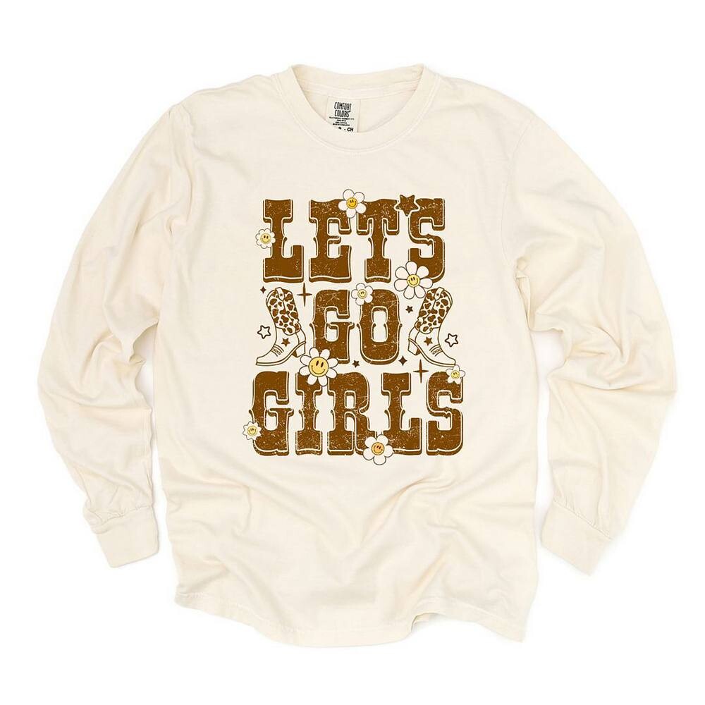 Футболки с длинными рукавами и цветочным принтом Let's Go для девочек, окрашенные в готовой одежде Simply Sage Market, цвет Ivory
Футболки с длинными рукавами и цветочным принтом Let's Go для девочек, окрашенные в готовой одежде Simply Sage Market, цвет Ivory